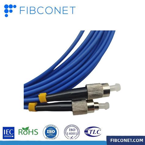 FTTH Fiber Optic FC Upc Duplex Singlemode 3 0mm 2 0mm Optical Armored