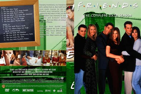 Friends Season 6 Discs 01 02 Tv Dvd Custom Covers 5790friends