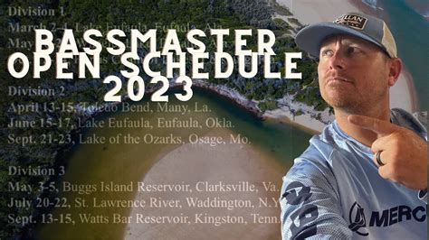 2025 Bassmaster Open Schedule Janeta Aeriell