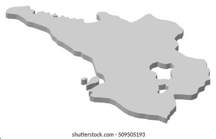 Map Selangor Darul Ehsan Malaysia 3dillustration Stock Vector (Royalty Free) 509505193 ...