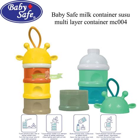 Jual BOSU391 BABY SAFE MILK CONTAINER SUSU MULTI LAYER CONTAINER MC004