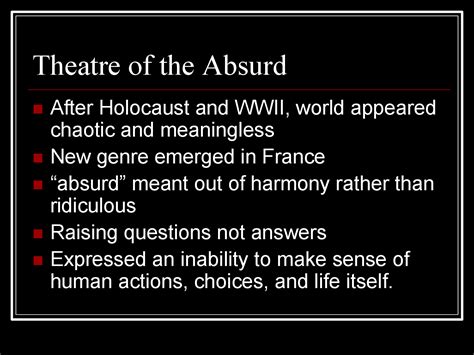 😍 Samuel beckett theatre of the absurd. Endgame Essay. 2019-01-14