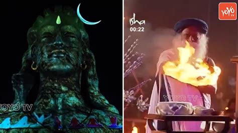 Mind Blowing Maha Aarti Adiyogi Sadhuguru Maha Shivaratri