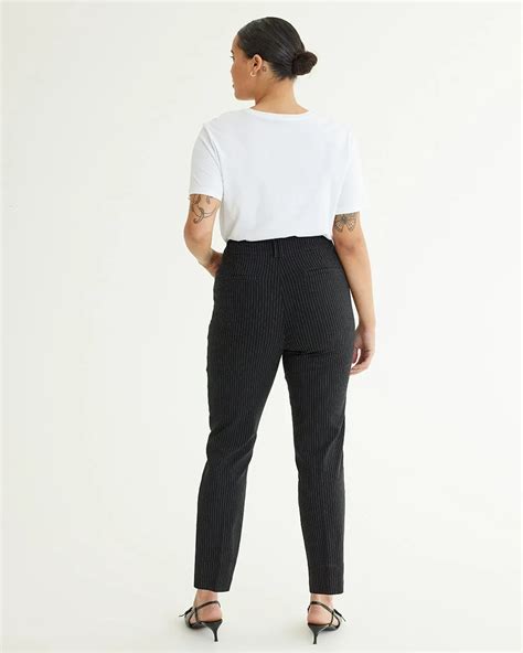 Pantalon Cheville Taille Haute Et Jambe Troite L Iconique Md