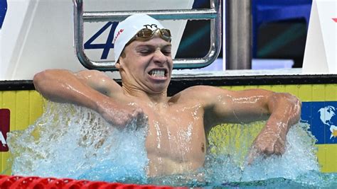 Mondiaux de natation Léon Marchand vice champion du monde sur 200m