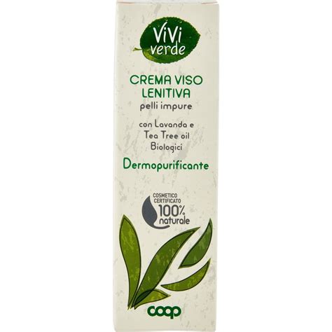 Crema Viso Lenitiva Per Pelli Impure Coop Vivi Verde Ml Coop Shop