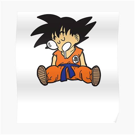 "Sleepy Goku" Poster for Sale by AnnabellParker | Redbubble