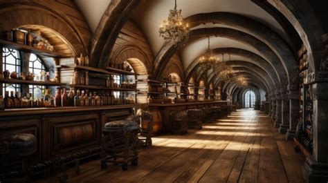 Premium Ai Image Wine Cellars With Barrels Ai Generated