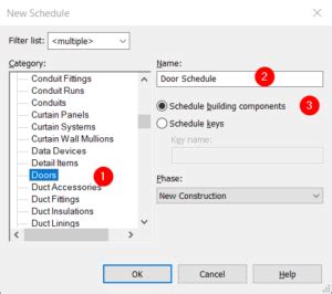 Revit Schedules 101: Creating a Schedule | CADnotes