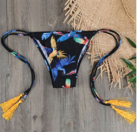 Birds Of Paradise Bikini Etsy Hot Sex Picture