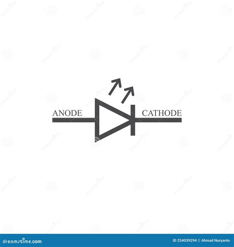 Anode And Cathode Scientific Physics Education Diagram, Vector Illustration Labeled Scheme ...