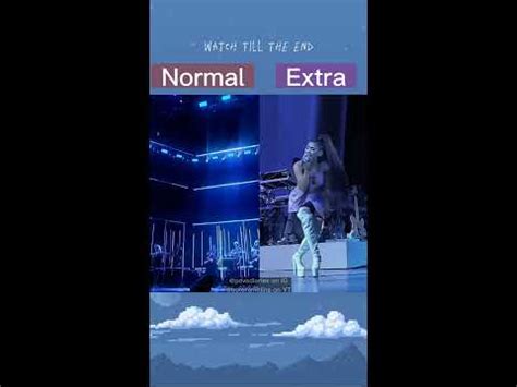 Ariana Normal Vs EXTRA Vocals Live Arianagrande Shorts Singing