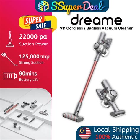Dreame V11 Handheld Wireless Vacuum Cleaner Smart Cleaning Powerful ...
