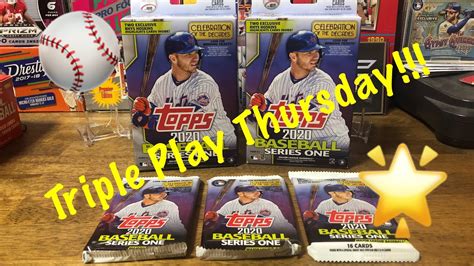 ⚾️ 2020 Topps Series 1 Hangers Box And Pack Opening ⚾️ Youtube