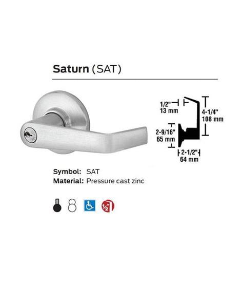 Schlage Commercial S Pd Sat S Pd Saturn Classroom Lock Nexlar E