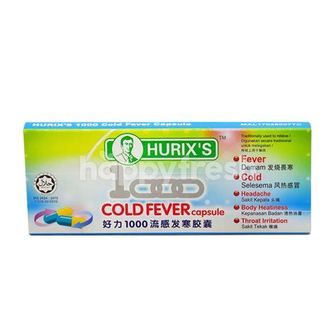 Beli Hurix S Cold Fever Capsule Capsules Dari Watsons Happyfresh