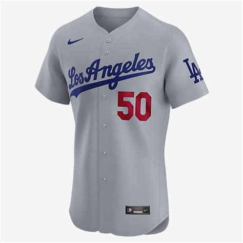 Mens Grey Los Angeles Dodgers Jerseys. Nike.com