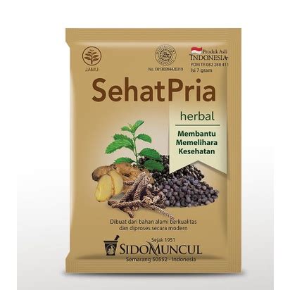 Jual Jamu Sehat Pria Sido Muncul Isi Sachet Shopee Indonesia