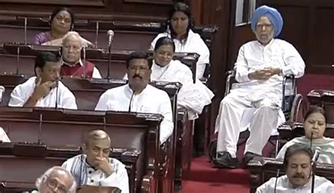 Manmohan Singh Attended Parliament Special Session In Rajya Sabha