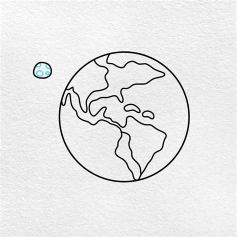 Earth Drawing (easy) - HelloArtsy