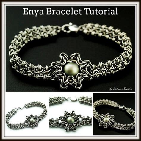 Enya Bracelet Tutorial Chainmaille Jewelry PDF Etsy Chain Maille