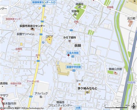 萩園自治会館（茅ヶ崎市文化・観光・イベント関連施設）の住所・地図｜マピオン電話帳