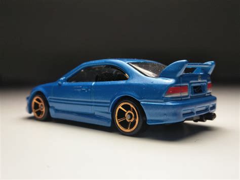 Honda Civic Si Blue Hot Wheels 1/64 Scale custom Plastic - Etsy UK