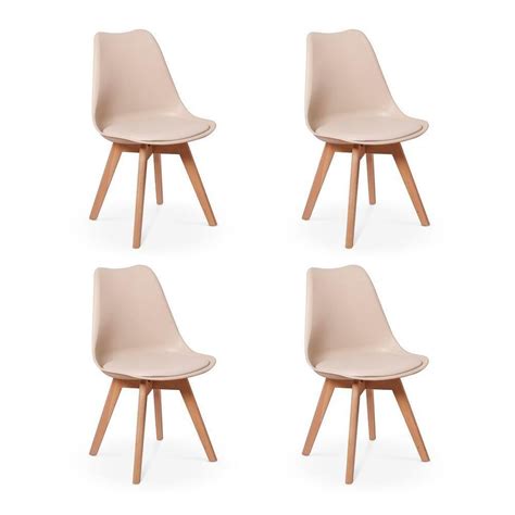 Conjunto Cadeiras Eames Wood Leda Design Nude Submarino