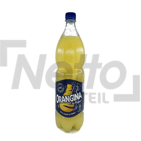 Boisson gazeuse à l orange avec pulpe 1 5L ORANGINA ORANGINA