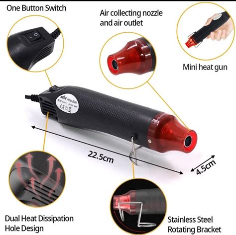 Pcs V Hot Air Gun Diy Soldering Temperature Blower Gun Electric