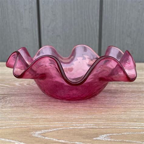 Ruffled Edge Bowl Etsy