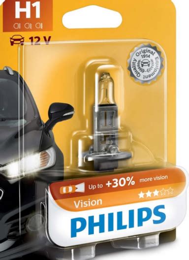 Галогенная лампа Philips Vision H1 12V 55W - Галогенные лампы
