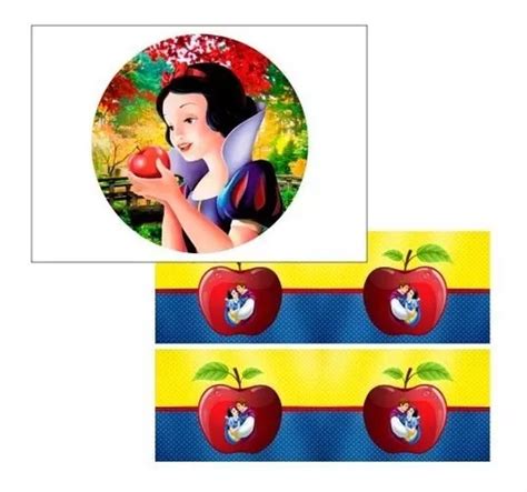 Papel Arroz Branca De Neve Faixas Laterais Modelo 24