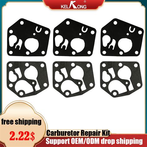 KELKONG 1 Set 3 Sets Carburetor Diaphragm Gasket Kit For Briggs