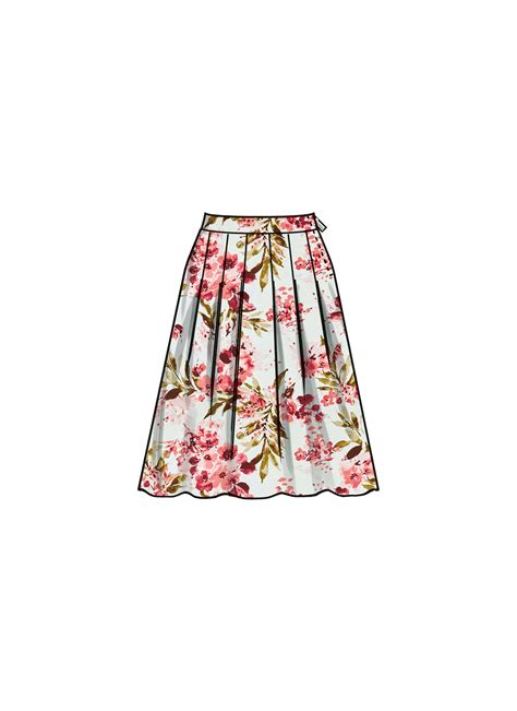 New Look Sewing Pattern 6755 Misses Skirt In Two Lengths — Uk Sewing Supplies