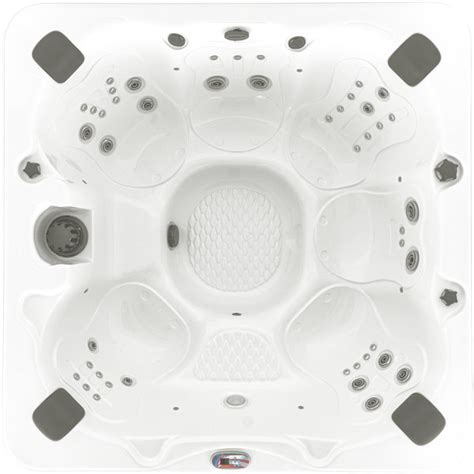 American Spas Person Jet Acrylic Square Hot Tub With Ozonator In Smoke Wayfair