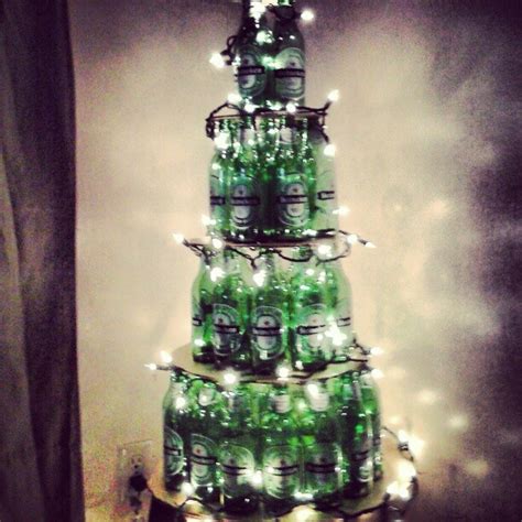 Our Heineken Christmas Tree Green Christmas Christmas Tree Lights