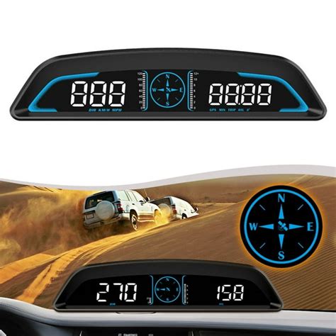 Car Accessories Gps Hud Speedometer for Car Speedmeter Heads Up Display ...