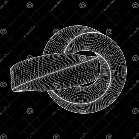 Mobius Strip Ring Knot Sacred Geometry Stock Vector Illustration Of