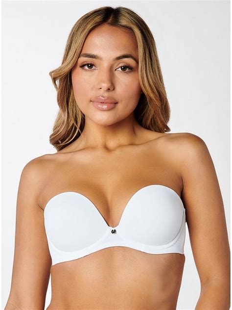 Boux Avenue Boux Avenue Plunge Strapless Bra White Uk