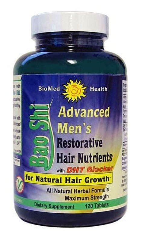 Biomed Health Advanced Bao Shi Mens Hair Supplement 120 Tablets