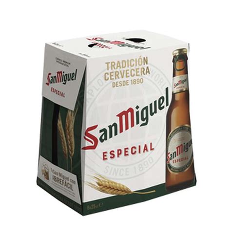 Pack de bière San Miguel 5 4 6 x 25 cl La Belle Vie Courses en