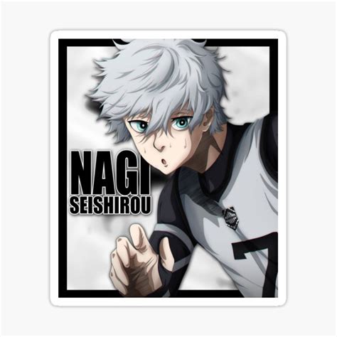 Nagi Seishiro Blue Lock Sticker For Sale By Dozastore Redbubble