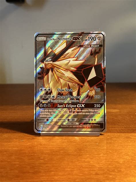 Pok Mon Tcg Dusk Mane Necrozma Gx Ultra Prizm Ultra Rare Ebay