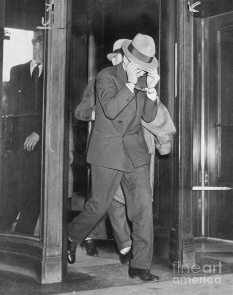 Lucky Luciano Entering Courthouse By Bettmann