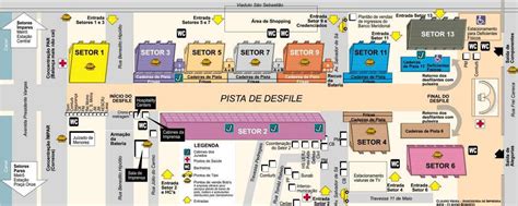 Sambodromo Rio de Janeiro mapa - mapa Sambodromo Rio de Janeiro (Zcela)