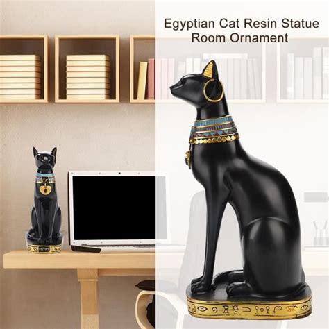 Haoyun Chat Egyptien Déesse Bastet Grand Modèle Hauteur 22cm 112209