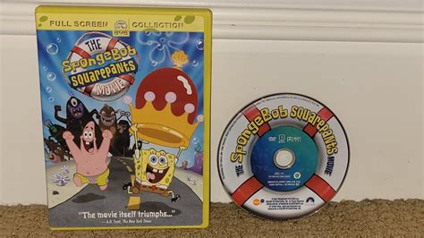 The SpongeBob SquarePants Movie Full Screen DVD Walkthrough YouTube