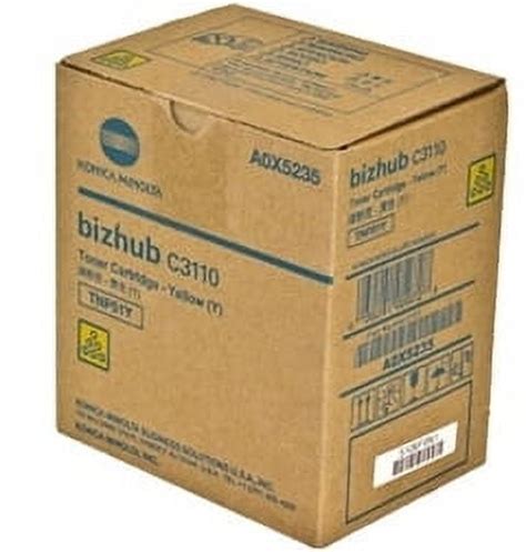 Konica Minolta Genuine OEM A0X5235 TNP51Y Yellow Toner Cartridge 6K