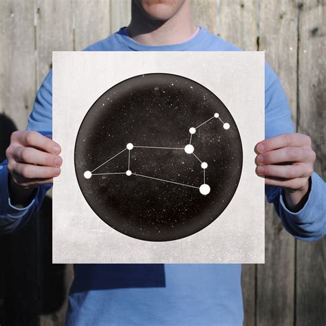Leo Constellation Art Print - Zodiac Constellations - Touch of Modern
